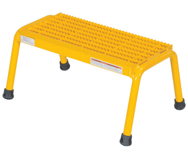 ALUM STEP STAND - 1 STEP WELDED YELL - Model SSA-1-Y
